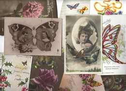 Lot 2091 De 10 CPA Papillon Déstockage Pour Revendeurs Ou Collectionneurs - 5 - 99 Postkaarten
