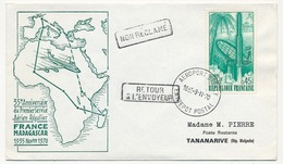 FRANCE / MADAGASCAR - 2 Enveloppes 35eme Anniversaire Du Ier Service Aérien Régulier France Madagascar 1935/1970 - Eerste Vluchten