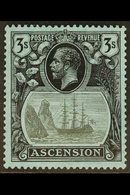 1924-33 3s Grey Black & Black/blue, SG 20, Fine Mint For More Images, Please Visit Http://www.sandafayre.com/itemdetails - Ascension (Ile De L')