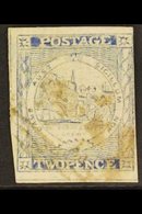 NEW SOUTH WALES 1851 2d Dull Ultramarine Sydney View Plate V On Laid Paper, Pick And Shovel Omitted, SG 38a, Four Clear  - Sonstige & Ohne Zuordnung