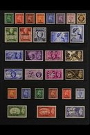 1948-55 SURCHARGED GB KGVI MINT COLLECTION. A Most Useful Collection Of Surcharged KGVI Stamps Of Great Britain, A Compl - Bahrain (...-1965)