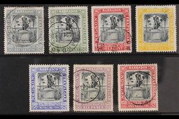 1906 Nelson Complete Set, SG 145/51, Fine Cds Used, Fresh. (7 Stamps) For More Images, Please Visit Http://www.sandafayr - Barbades (...-1966)