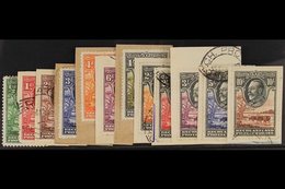 1932 Cattle And Baobab Tree Set Complete, SG 100/110, Superb Used On Individual Pieces. (12 Stamps) For More Images, Ple - Other & Unclassified