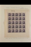 1919 15c Slate-violet King Albert Tin Hat (COB F169A, SG 241, Michel 149), Fine Mint (stamps Are Never Hinged) Complete  - Autres & Non Classés