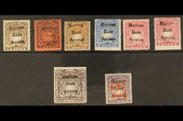 1895 "BRITISH EAST AFRICA" HANDSTAMPS On "Light And Liberty" Types Of 1890, A Useful Mint Or Unused Group With ½a, 3a, 4 - África Oriental Británica