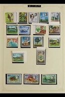 1968-1973 NEVER HINGED MINT COLLECTION In Hingeless Mounts On Leaves, All Different, Includes 1968 "B.I.O.T." Opts Set,  - Territorio Británico Del Océano Índico