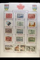 BRITISH COLUMBIA Extensive Collection Of Clear Cds Postmarks Displayed On Covers And Stamps, A Few Victorian, But Largel - Autres & Non Classés