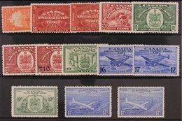 SPECIAL DELIVERY 1927-46 Issues Complete, SG S5 To SG S17, Fine Mint. (13 Stamps) For More Images, Please Visit Http://w - Altri & Non Classificati