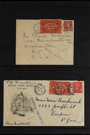 SPECIAL DELIVERY POSTAL HISTORY GROUP 1932 20c Brown-red Labels Inscribed "TWENTY CENTS," SG S7, Used On A Range Of Cove - Otros & Sin Clasificación