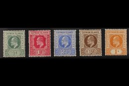 1905 Watermark Multi Crown CA Complete Set, SG 8/12, Fine Mint. (5 Stamps) For More Images, Please Visit Http://www.sand - Iles Caïmans