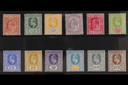 1903 Ed VII Set Complete, Wmk CA, SG 265/76, Very Fine Mint. (12 Stamps) For More Images, Please Visit Http://www.sandaf - Ceilán (...-1947)