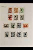 SCADTA 1921-1928 USED COLLECTION On Leaves, Includes 1923-28 Most Vals To 3p & 5p, Consular Overprints 1921-23 60c "V" H - Colombia