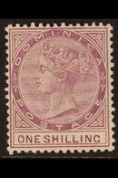 1886-90 1s Dull Magenta, Watermark Crown CA, SG 26, Light Gum Bend On OG. Fine Mint. For More Images, Please Visit Http: - Dominica (...-1978)