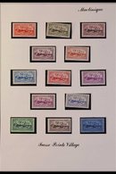 MARTINIQUE 1933-40 Complete Definitive Set Of 40, SG 134/173, 1933 Postage Due Set, SG D174/D184, Plus 1943 Unissued Set - Autres & Non Classés