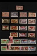 SYRIA 1924-47 NHM AIR POST COLLECTION Presented On Stock Pages That Includes 1924 5pi On 1f, 1924 Surcharged Set, Most O - Other & Unclassified