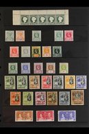 1886-1950 MINT SELECTION An Attractive Mint Selection On A Pair Of Stock Pages That Includes An 1886 CA Wmk (sideways) ½ - Gambia (...-1964)