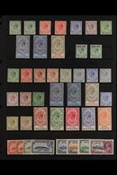 1912-36 KGV MINT COLLECTION Presented On A Stock Page That Includes 1912-24 MCA Wmk Range With Most Values  To 2s & 4s,  - Gibraltar