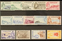 1953-59 Definitive Complete Set, SG 145/58, Very Fine Mint (14 Stamps) For More Images, Please Visit Http://www.sandafay - Gibraltar