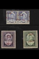 1948-49 OBLIGATORY TAX "SAVE PALESTINE" OVERPRINTS Small Selection Of Overprinted Revenue Stamps. Comprises 2f On 5f Dee - Irak