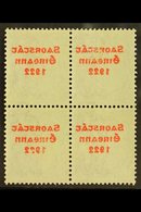 1922-23 SAORSTAT 2½d Bright Blue, SG 56, Fine Mint Block Of Four Showing Full Offset Of Overprint. For More Images, Plea - Other & Unclassified