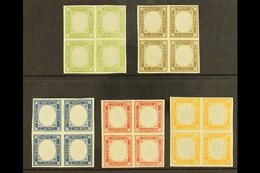 NEAPOLITAN PROVINCES 1861 Local Issue, Complete Set, Sass S1, In Superb BLOCKS OF 4 (2nh, 2og). Cat €1500.(£1125)  (5 Bl - Unclassified