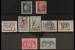 ITALIAN OCCUPATION OF ZANTE 1941 Boxed Handstamps On Stamps Of Greece With King George II Types 1d And 3d, "Mythological - Otros & Sin Clasificación