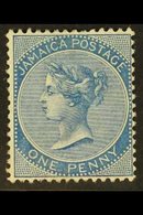 1883-97 1d  Blue, SG 17, Mint With Good Colour And Large Part Gum, Two Shorter Perfs.  For More Images, Please Visit Htt - Jamaica (...-1961)