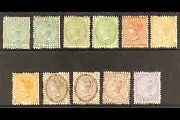 1883-97 Fine Mint Range Incl. Both 6d Shades, Both 1s Shades, 2s And 5s, Between SG 16/26. (11 Stamps) For More Images,  - Giamaica (...-1961)