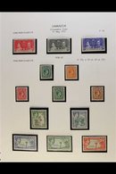 1937-52 KGVI FINE MINT COLLECTION Complete For Basic KGVI Issues, 1938-52 Defins Perfs Of 5s & 10s Values, SG 118/152, F - Jamaïque (...-1961)