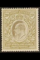 1903 20r Grey And Stone, Wmk CA, Ed VII, SG 15, Fine Mint, Glazed Gum. Scarce Stamp. For More Images, Please Visit Http: - Vide