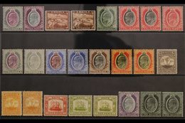 1903-14 KEVII MINT COLLECTION Presented On A Stock Card That Includes 1903-04 CA Wmk 2d & 3d, 1904-14 Set To Both Colour - Malta (...-1964)