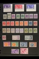 1937-52 MINT KGVI COLLECTION Presented On A Pair Of Stock Pages. Includes 1938-52 Definitive Set Of All Values Inc Perf  - Maurice (...-1967)