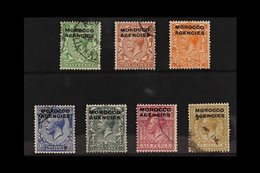 BRITISH 1925-36 Complete Set With Type 7 Overprints, SG 55/61, Fine Used. (7 Stamps) For More Images, Please Visit Http: - Sonstige & Ohne Zuordnung