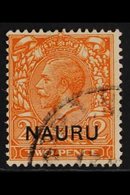 1916-22 2d Orange, Die II, SG 5, Very Fine Used. For More Images, Please Visit Http://www.sandafayre.com/itemdetails.asp - Nauru