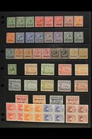 1916-66 MINT & NHM HOARD Presented On Stock Pages With 1916-23 KGV Set To 1s, 1924-48 Freighter Set Of Values To 1s, 195 - Nauru