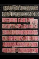 1882-1900 USED ACCUMULATION Range Of Values Between ½d And 1s, Some Pairs And 1d In A Block Of Four, Some Nice Clear Pos - Otros & Sin Clasificación