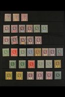 1900-1912 ALL DIFFERENT MINT COLLECTION Presented On A Stock Page That Includes 1900 QV ½d, 2d & 5d, KEVII Range To 2s & - Nigeria (...-1960)