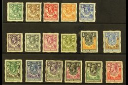 1925-29 KGV Definitive Set, SG 1/17, Mint, The 20s With A Tiny Hinge Thin And Some Shortish Perfs (17 Stamps) For More I - Noord-Rhodesië (...-1963)