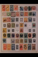 1862-1993 ALL DIFFERENT COLLECTION. An Extensive, ALL DIFFERENT Mint & Used Collection, Presented On Printed Pages With  - Perù