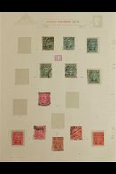 1913-24 ADMIRAL ISSUES - OLD TIME COLLECTION ON PAGS Incl. A Range Of Single Colours, Note Perf. 15 ½d (2), 1d (3), 1½d  - Other & Unclassified