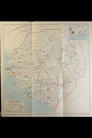 DETAILED MAP Published By Directorate Of Colonial Surveys, 1948, Scale Approx 15 Miles To One Inch, And Showing Boundari - Sierra Leona (...-1960)