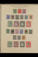 1912-38 VERY FINE MINT COLLECTION. A Lovely Collection Presented On Printed Pages That Is Virtually Complete, SG 60/104  - Somaliland (Protectoraat ...-1959)