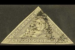 CAPE 1855-63 6d Slate-lilac On Blued Paper, SG 7c, Fine Used, Three Margins, Cat.£500. For More Images, Please Visit Htt - Non Classés