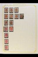 ORANGE FREE STATE 1868-1909 Extensive Used Collection On Album Pages With Many Additional Extras For Postmarks Etc, Incl - Non Classificati