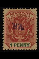 RUSTENBURG 1900 1d Rose Red And Green, VARIETY "HANDSTAMP INVERTED", SG 2var, Mint. Only 3 Known, 1 In The Royal Collect - Non Classificati