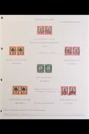 OFFICIALS 1950-4 All Values To 10s, With All 1d Types, 6d Shades, Good 5s Black & Blue-green On SG 64b (SG O49, Perfs Re - Unclassified