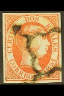 1851 2r Red Imperf SPERATI FORGERY From Cliche A, As SG 11, With Four Neat Margins And Cancellation, Good Looking And Ve - Otros & Sin Clasificación