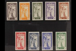 1946 Independence - Map IMPERF Complete Set (as SG 249/57, Michel 193/201 See Note In Catalogue), Very Fine Mint, Fresh. - Jordania