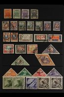 1926-36 USED ACCUMULATION Includes 1926 Range To 50k, 1927 Complete Pictorials Set, 1935 Set, 1936 Duplicated Range With - Touva