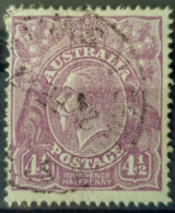 AUSTRALIA - Canceled - Sc# 74 - 4.5p - Usados